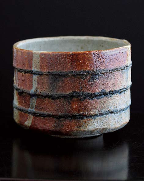 Adam-Whatley-shino-bowl Adam Whatley shino bowl with horizontal gosu lines