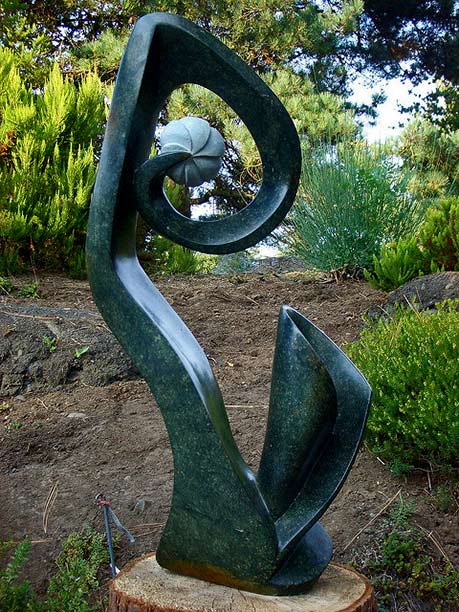 Shona-Sculptures---Van-Dusen-Gardens,-Vancouver---photo-Lorna-flickr-- Shona Sculptures - Van Dusen Gardens, Vancouver photo Lorna flickr Abstract stone carved sculpture
