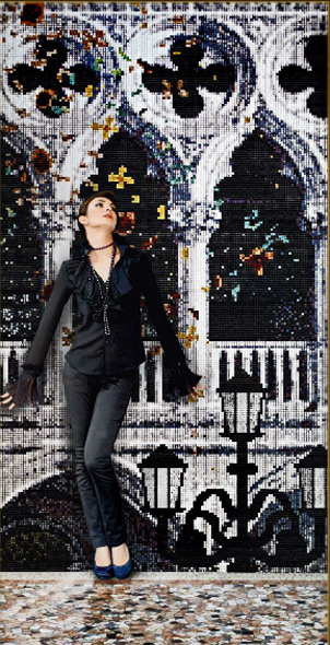 SICIS-Skyline-Venice SICIS-Skyline-Venice mosaic wall panel depicting gothic arches