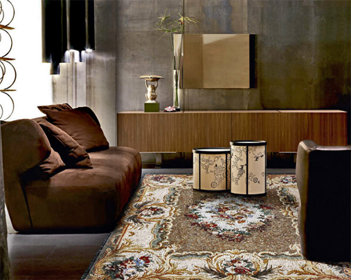 modern-mosaic-rug-sicis SICIS---The Rug--realistic looking mosaic floor rug