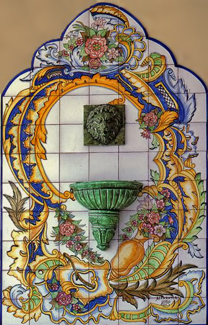 Handpainted-azuejos-tiles Sintra-Antique-Handpainted,-Portuguese,-Tiles