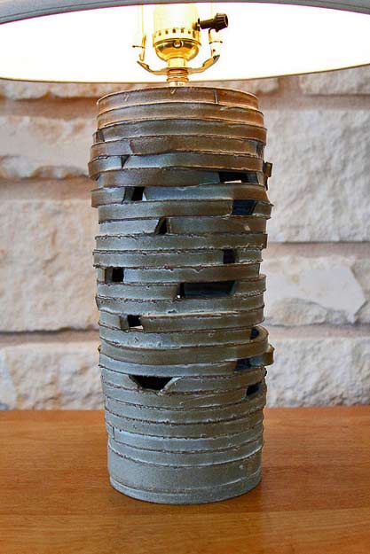 Soda-fired-lamp-Adam-Whatley Soda-fired-lamp assembled with clay strips by Adam Whatley