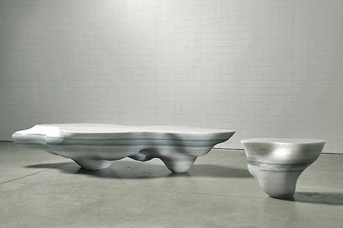 Joris-Laarman-stone-furniture Solid-stone-coffee-table-by-Joris-Laarman