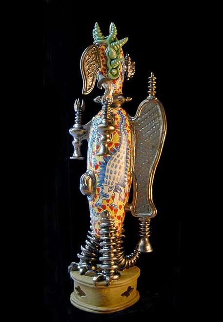 Space-Monster-–-2011-Mattie-Leeds Mattie-Leeds-Space-Monster ceramic sculpture