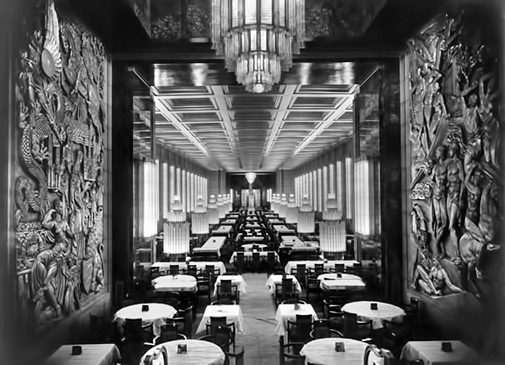 SS-Normandie-art-deco SS-Normandie art deco dining room that seated 700