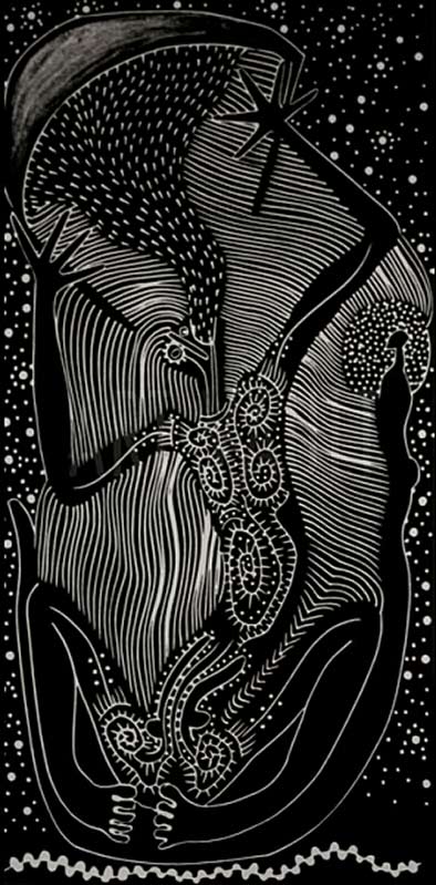 Star-Ark---Arone-Meeks Star-Ark---Arone-Meeks black and white Australian aboriginal art
