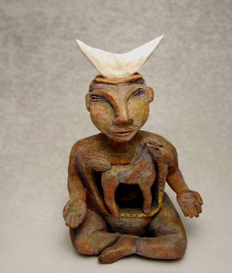 Starting-a-New-Journey---Blue-Fire-Studio Starting a New Journey---Blue Fire Studio - hand built from clay, coil built, terra sigillata, fired ceramic under glazes and ceramic glaze pencils, stains.