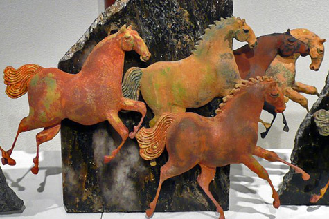 Stefi-Gruenberg-horse-sculptures STEFI-GRUENBERG---HORSES