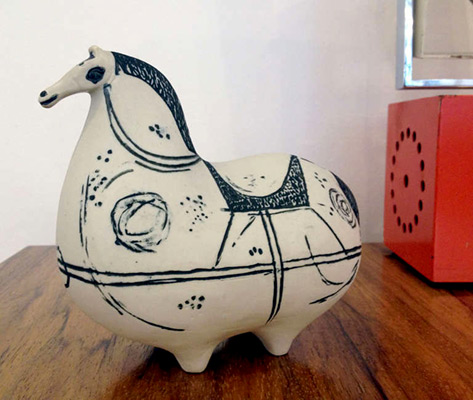 Stig-Lindberg-Horse-473x400 Stig Lindberg Figural Horse