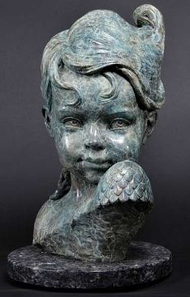 Stone-Sculptures,-Full-Figure-Portrait-Sculpting-by-Philippe-Faraut Philippe-Faraut sculpture bust of a girl