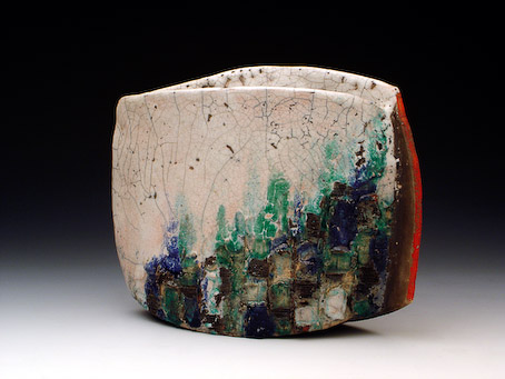 franch-raku-Philippe-Buraud Philippe Buraud raku vase
