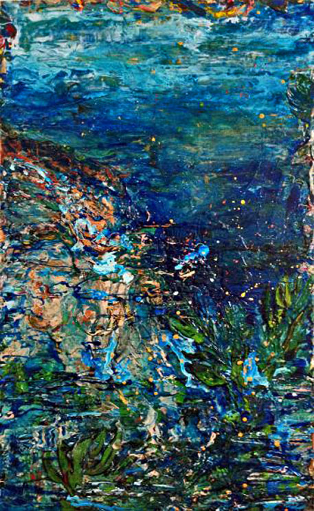 SueAverell_MermaidDream Sue Averell_Mermaid Dream abstract painting