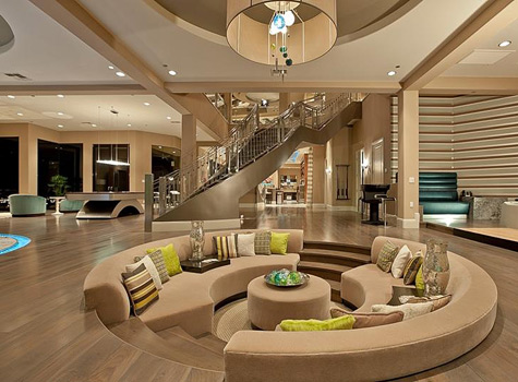 sunken-conversation-pit-475x350 Sunken-Living-Room-Designs