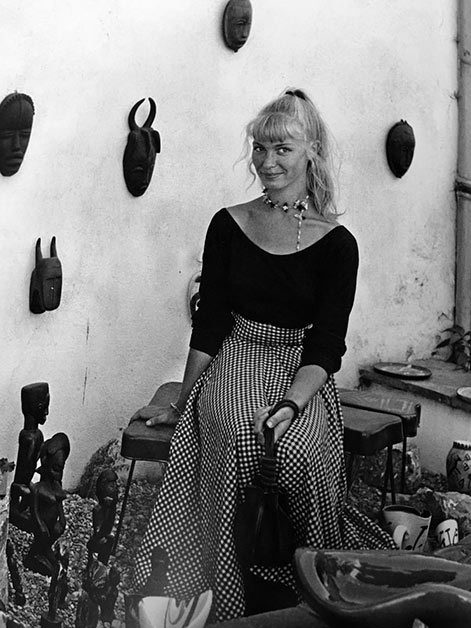 Sylvette-David Sylvette in Picasso studio