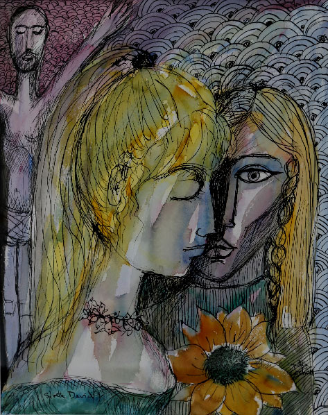 Sylvette-&-Lydia---Lydia-Corbett Sylvette & Lydia---Lydia- Corbett painting