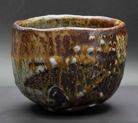 Takadai-tea-bowl Takadai-tea-bowl in earthy tones of brown and yelllow