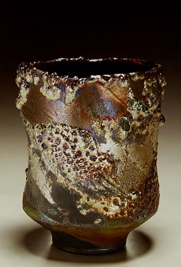 Steven-Forbes-deSoule-raku-bowl teabowl- Steven Forbes-deSoule