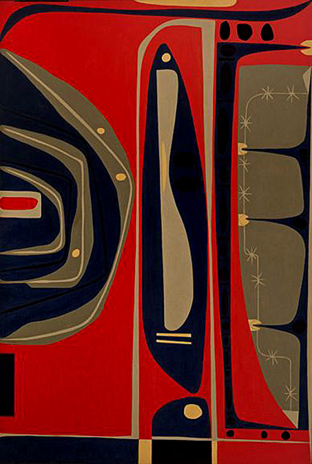 Ted-Faiers---Space-Machine,-1955 Ted Faiers---Space Machine wall hanging,-1955