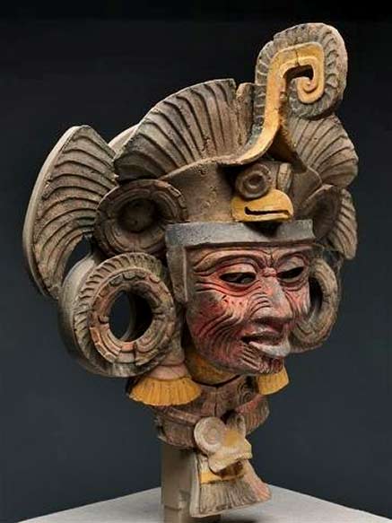 Mexican-sculpture-mask teotihuacan-mexico-mask-from-an-incense-burner-portraying-the-old-deity-of-fire