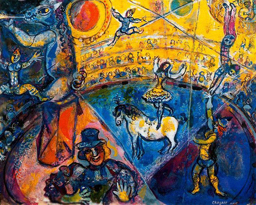 circus-painting-marc-chargall-507x405 The circus,-1964-Marc Chagall