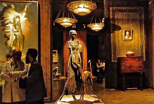 The-Divine-Marchesa-–-sculpture-by-Paolo-Troubetzkoy-–-Portrait-of-the-Marchesa-Casati-with-Greyhound-–-bronze-–-1914 The Divine Marchesa – sculpture by Paolo Troubetzkoy – Portrait of the Marchesa Casati with Greyhound – bronze – 1914