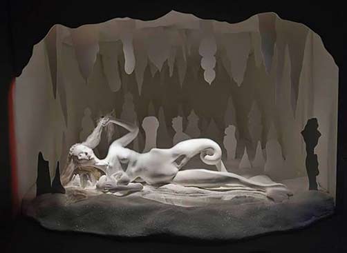 The-multi-material-sculpture-The-Cave-Painte-by-Toronto-artistShary-Boyle-in-the-Canadian-Pavilion The-multi-material-sculpture-The-Cave-Painter-by-Toronto-artist Shary-Boyle