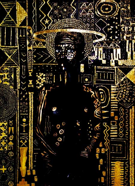 The-power-of-gold-Lina-Viktor The-power-of-gold Constellation-I-Pure-24-Karat-Gold,-Acrylic,-Gouache,-Print-On-Matte--=Canvas