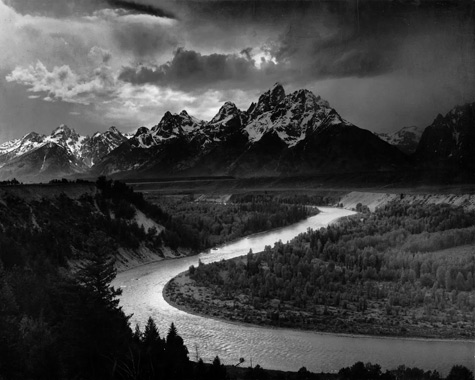 The-Tetons-and-the-Snake-River,-1942---Ansel-Adams The-Tetons-and-the-Snake-River,-1942---Ansel-Adams