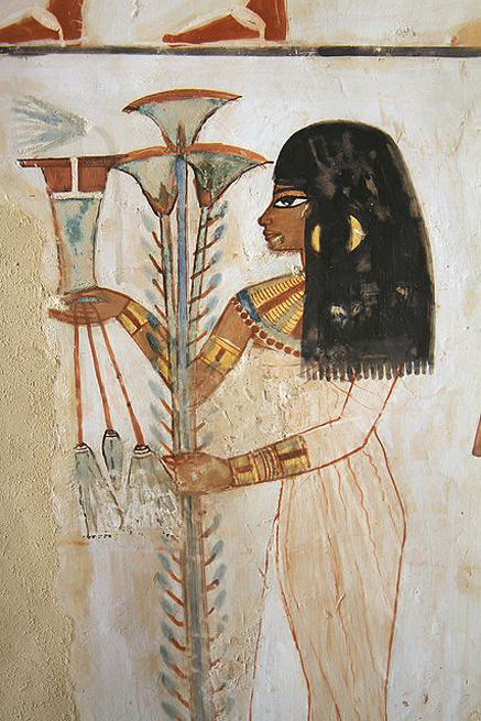 tomb-og-menna-wall-art-437x655 Wall relief art of Egyptian woman Tomb of Menna-,-Luxor-,-Egypt