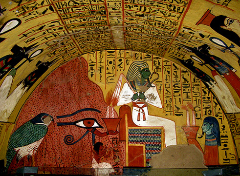 pashedu-tomb-luxor-491x361 Tomb-of-Pashedu Luxor - painted tomb both walls and ceiling