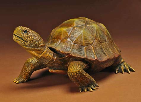 tortoise-turtle-bronze-sculpture-statue-southwest-art-shellden-beary-arizona-reptile-desert Shellden Beary bronze tortoise