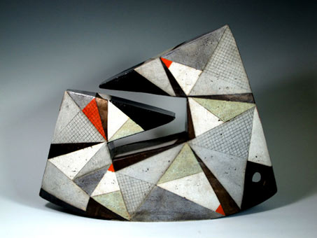 Triangular-Conversation-Sheryl-Zacharia Triangular Conversation Sheryl Zacharia ceramic sculpture