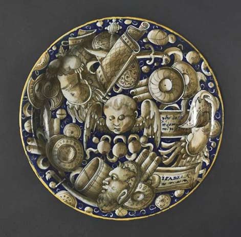 majolica-trophy-plate trophies-plate-trophy-plates-plates-plates-plates-earthenware-majolica-glazed-earthenware-1560-plate