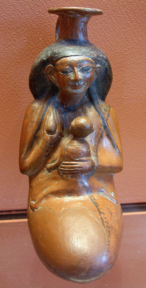isis-figurine-egypt-475x931 Egyptian Isis Ceramic Statue