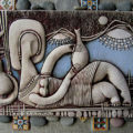 Tsolak-Shahinyan-ceramic relief panel