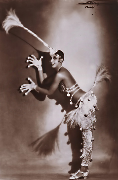 jazz-age Josephine-Baker Josephine Baker in one of her outrageous costumes