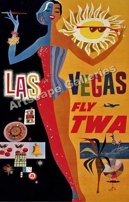 las-Vegas-travel-poster twa-las-vegas-poster