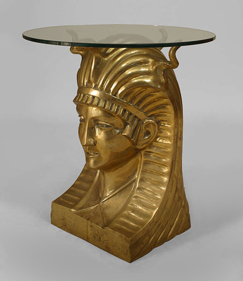 Egyptian-Revival-Pharaoh-Table-475x549 20th c. Egyptian Revival Pharaoh Table