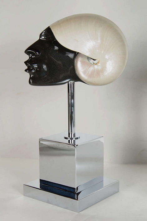 Lorin-Marsh-Black-a-Moor-Sculpture-471x711 Ultra-Chic-Modernist-Black--a--Moor-Sculpture-Mounted-On-A-Nickeled-Base