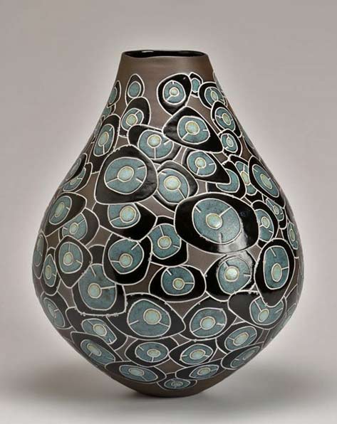 Vase-by-Boyan-Moscov-at-the-League-of-NH-Craftsmen---Meredith-Retail-Gallery-in-Meredith,-NH-on-Lake-Winnipesaukee Vase-by-Boyan-Moscov