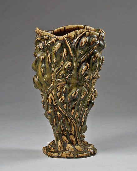 Axel-Salto-ceramic-vase Vase-Designed-by-Axel-Salto-for-Royal-Copenhagen,-Denmark,-1945-19-inches-height