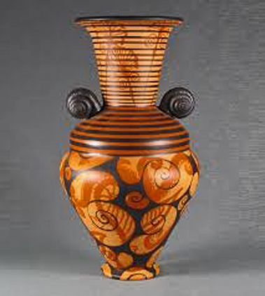 snail-vase-Greg-Payce Vase-With-Snails-by-Greg-Payce,-1990