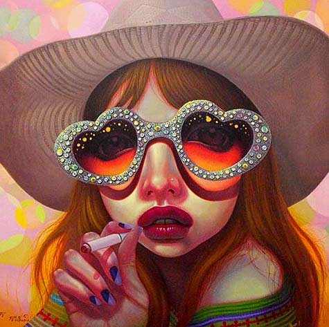 veniceartcrawl-on-Instagram@cavegalleryphotos-just-opened-a-new-show-by-Young-Chun-and-Zach-Johnsen Young-Chun painting