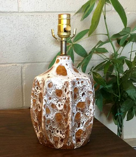 Vintage-60s-70s--Drip-Lava-Glazed-Ceramic-Table-Lamp-etsy Vintage 60s 70s Mid Century Modern Drip Lava Glazed Ceramic Table Lamp etsy