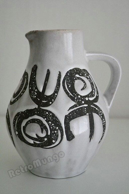 Pitcher-vase-by-Jasba-by-RetroMungo-on-Etsy Vintage West German pitcher vase by Jasba by RetroMungo on Etsy--savi-modern-ceramics