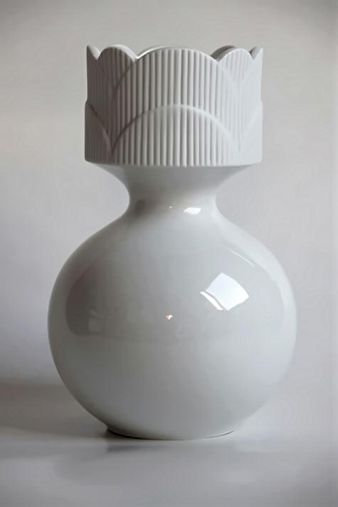 475px-713px-Vintage-White-Vase--Heinrich Vintage White Vase Heinrich