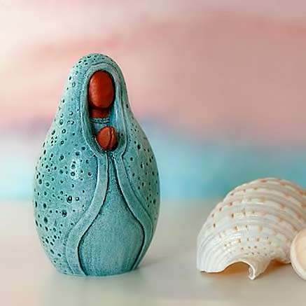 Virgen-de-Guadalupe-Goddess-Lindy-Lawler Virgen-de-Guadalupe-Goddess - Lindy Lawler turquoise ceramic goddess sculpture