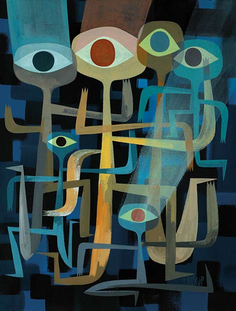 Mid-century-inspired-art Vision-1 Ted Biskup