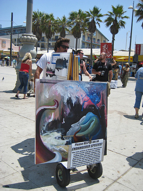 venice-street artist-vivianne-robinson473x631 Vivianne-Robinson-flickr--street artist Venice LA