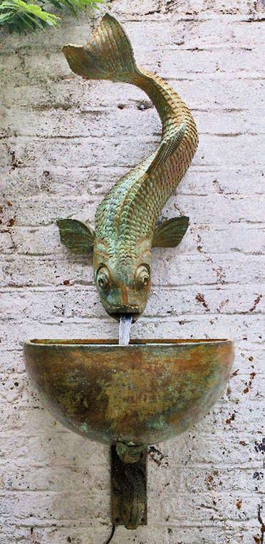 Wall-Fountains---Lucy-Smith Fish wall sculpture Lucy Smith